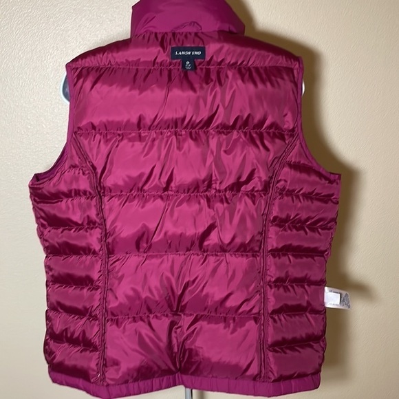 LANDS End Down Puffer Vest Size 10/12 - Picture 8 of 12